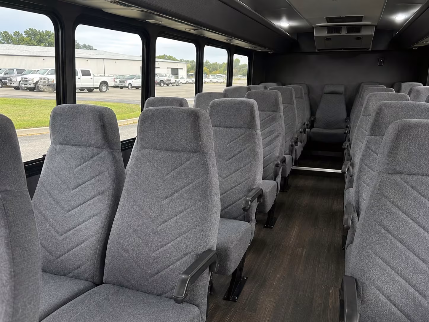 15 passenger minibus interior