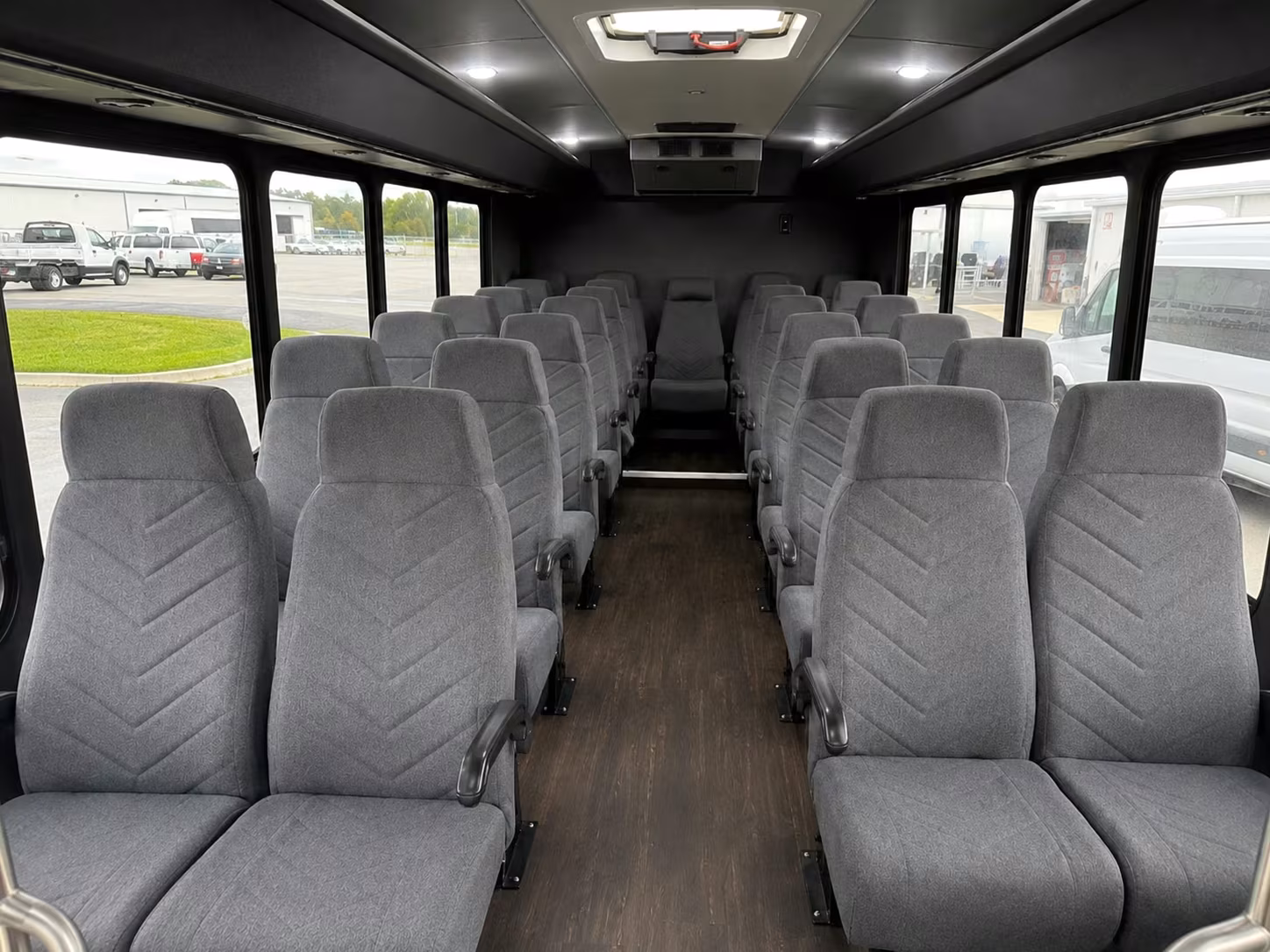 18 passenger minibus interior