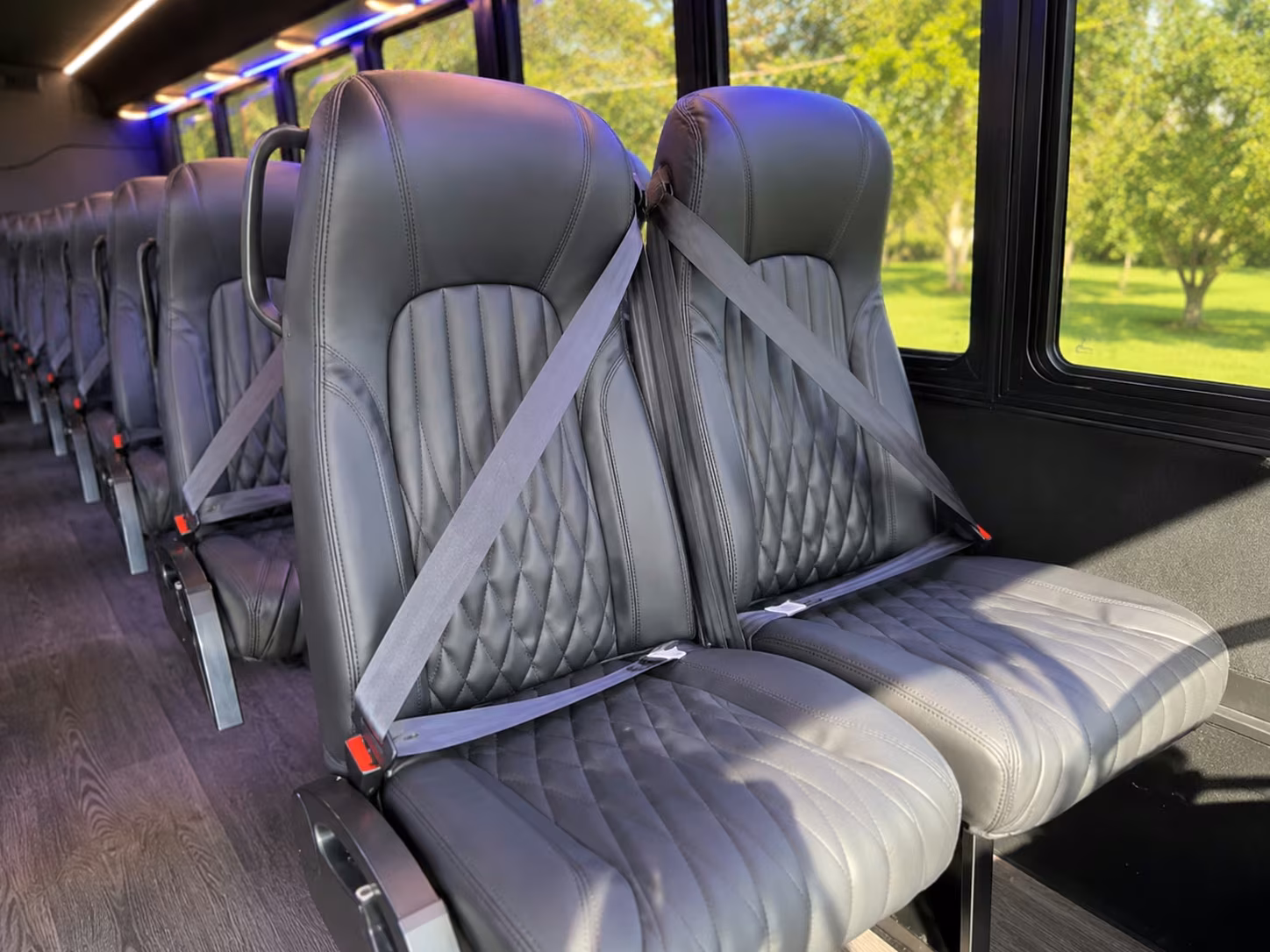 20 passenger minibus inside