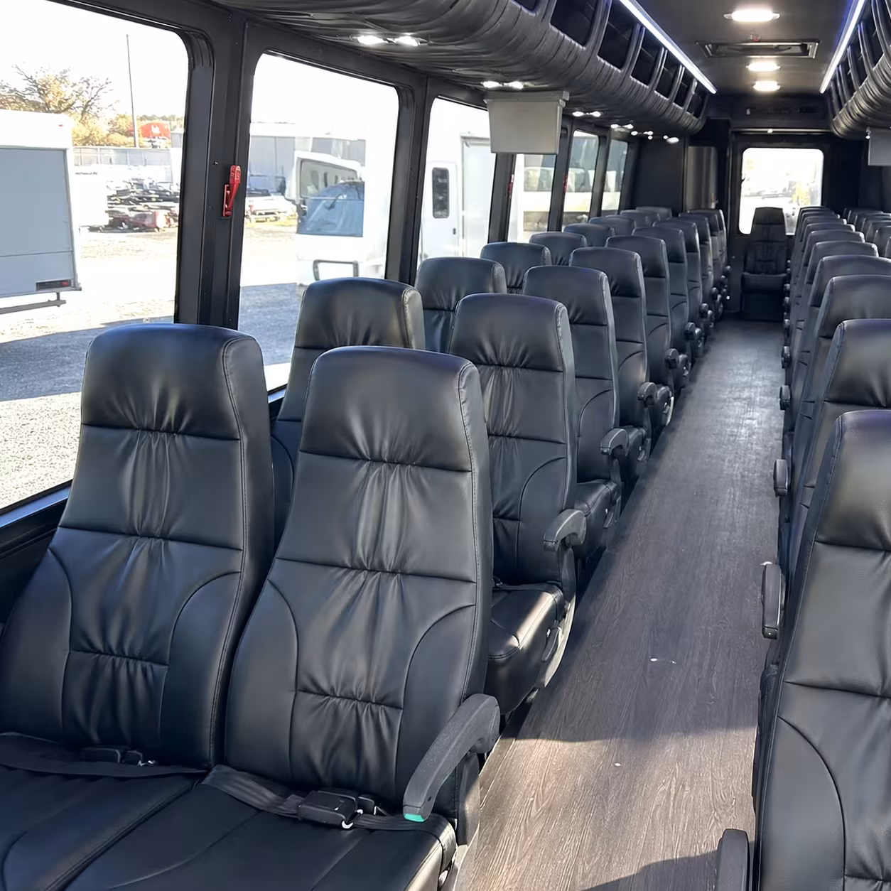 28 passenger minibus inside