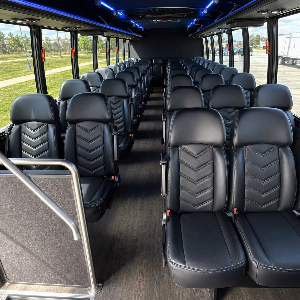 30 passenger minibus inside