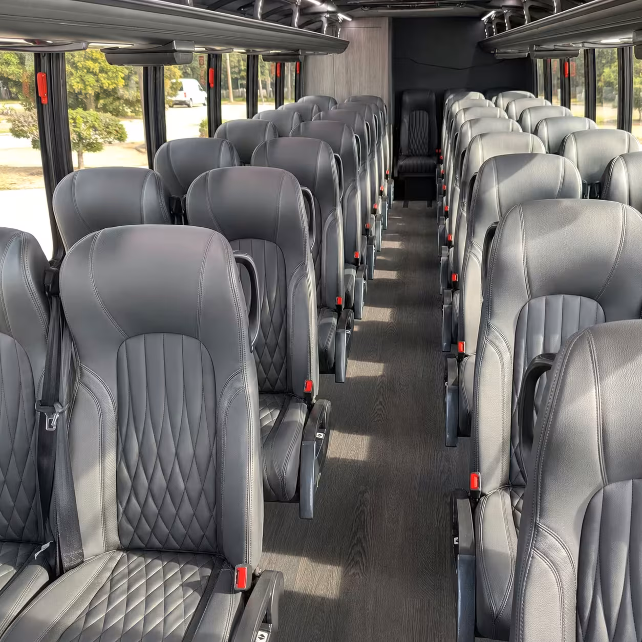 30 passenger minibus interior
