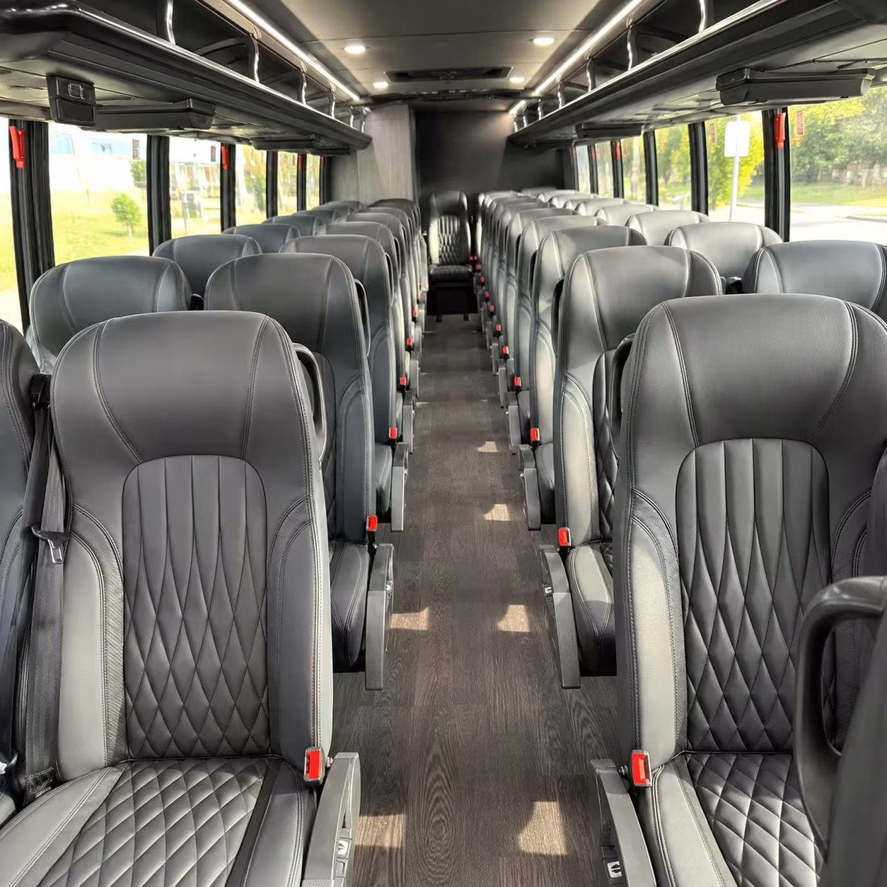 35 passenger minibus inside