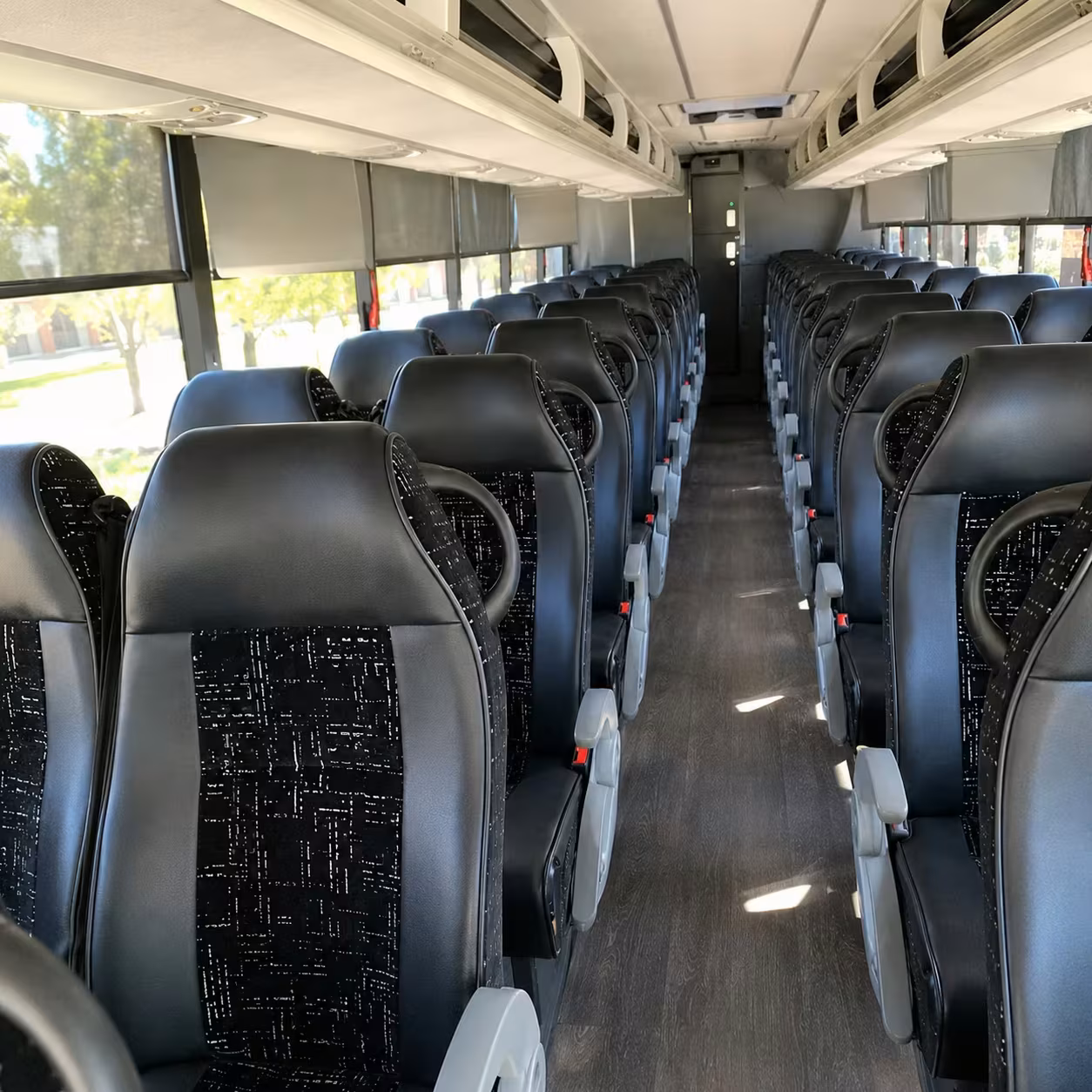 fresno charter bus interior