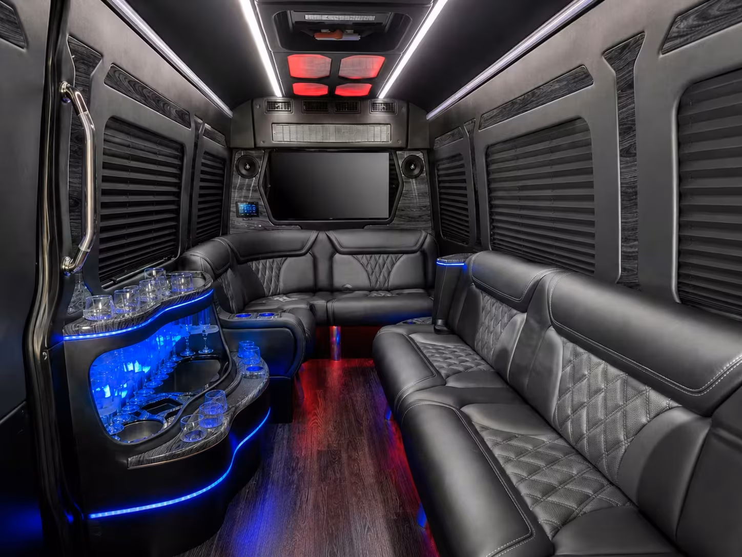 fresno corporate event shuttle buses for large venues