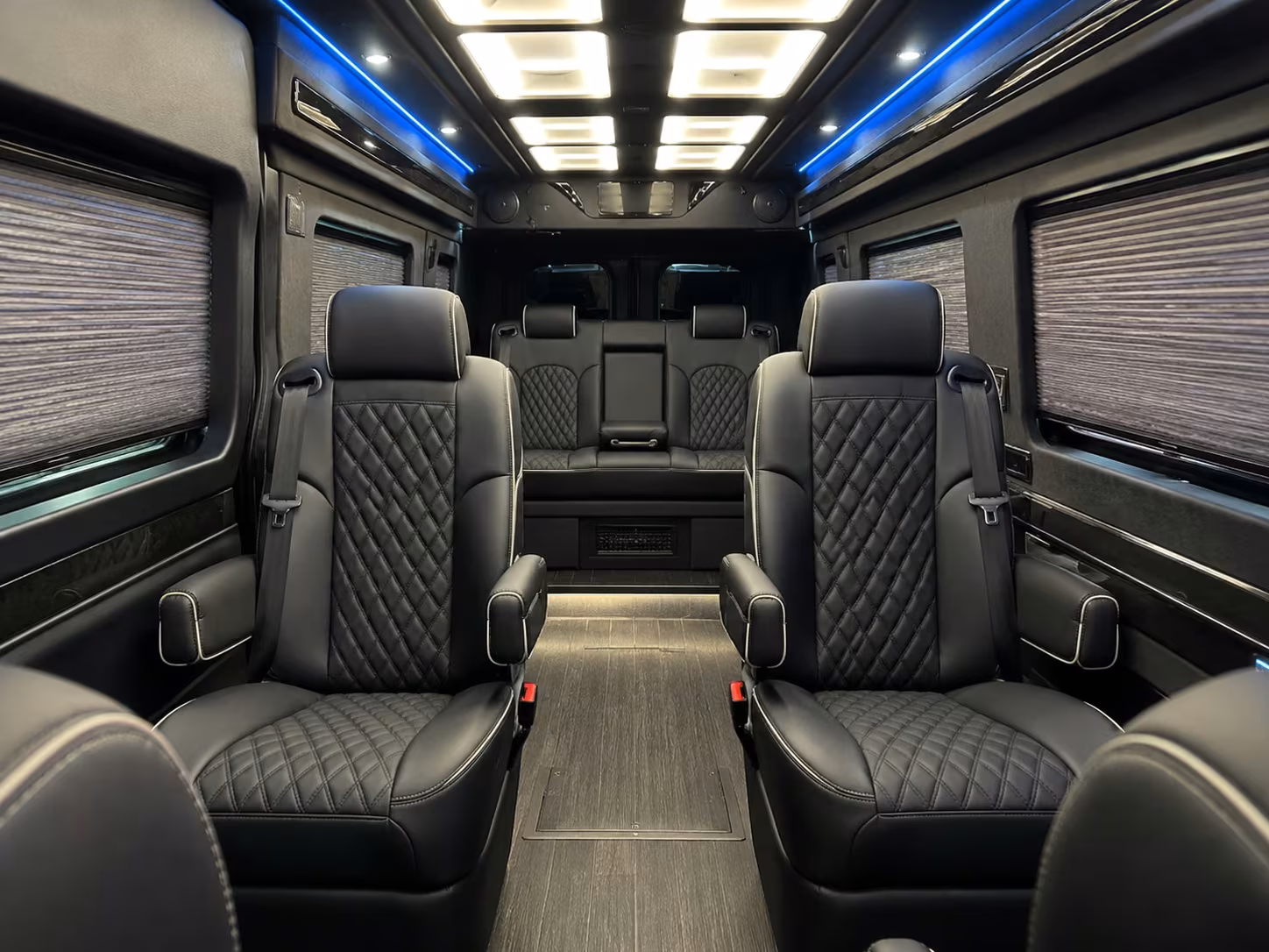 sprinter van with driver interior