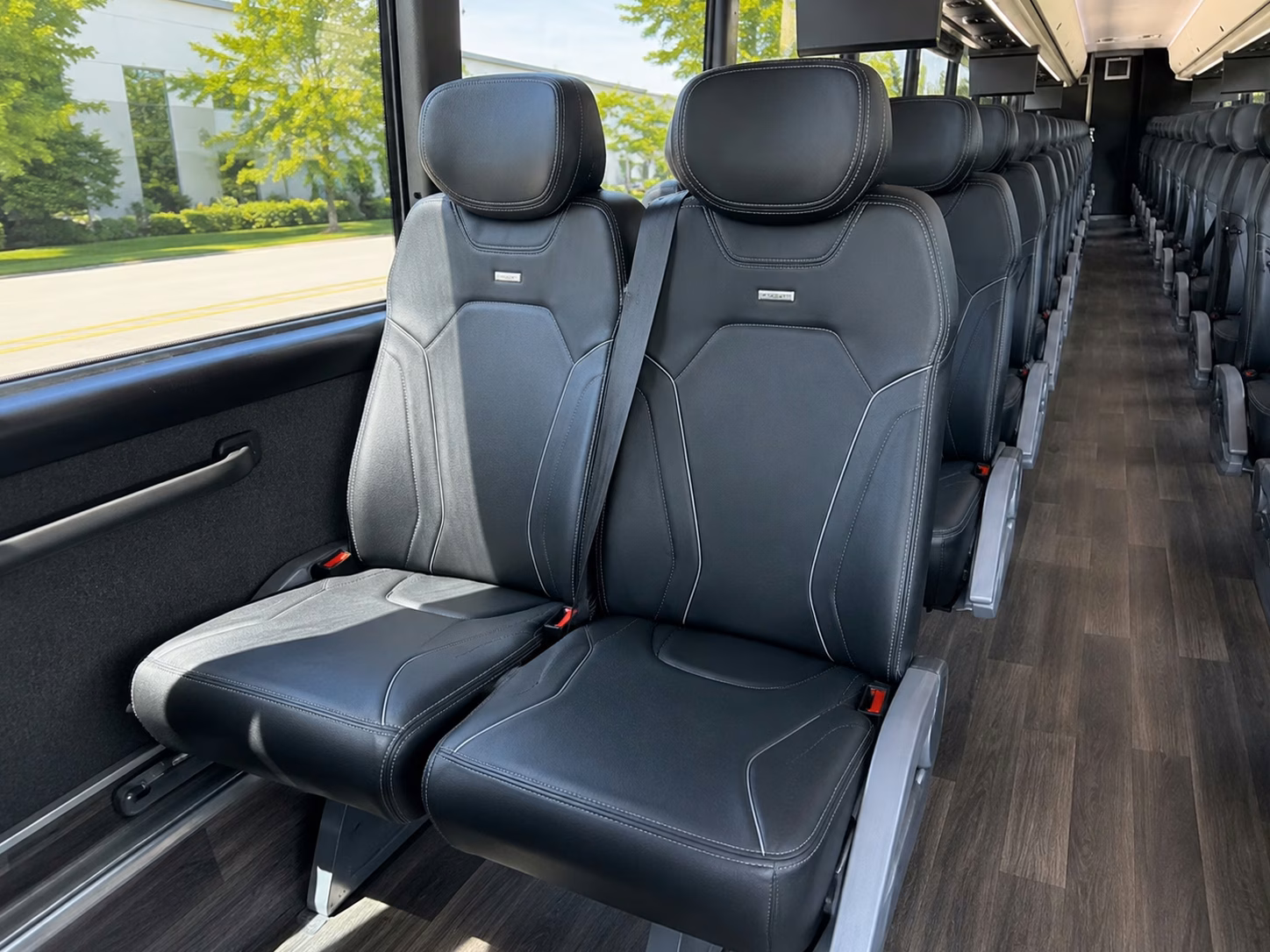 winery wedding shuttle buses in fresno wine country