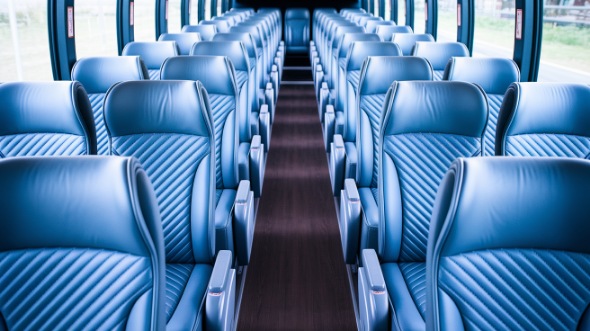 55 passenger charter bus interior fresno