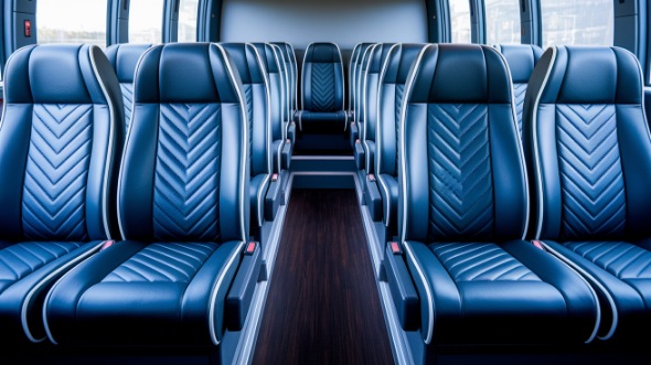 fresno 15 passenger minibus inside