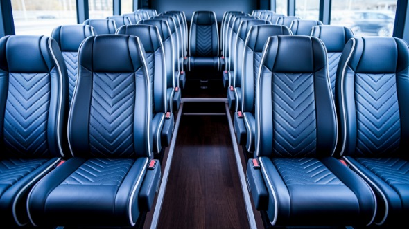 fresno 18 passenger minibus inside