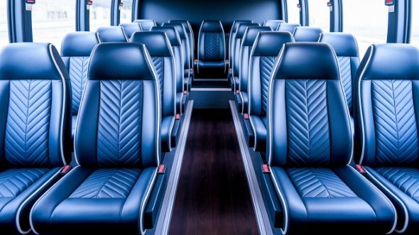 fresno 20 passenger minibus inside