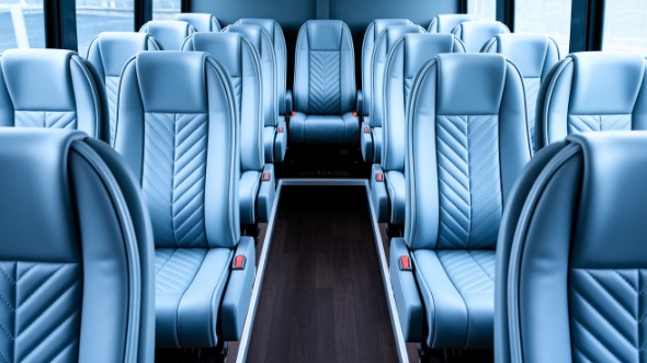 fresno 35 passenger minibus inside