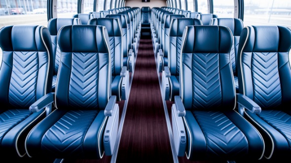 fresno 54 passenger charter bus rental