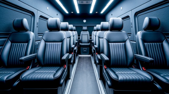 fresno sprinter van with driver rental