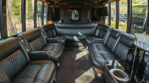 sprinter limo rental interior fresno